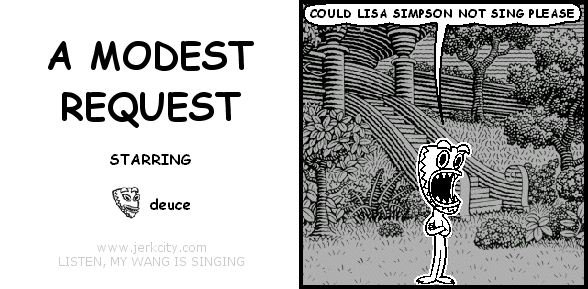 A MODEST REQUEST