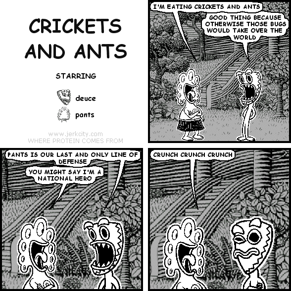 CRICKETS AND ANTS