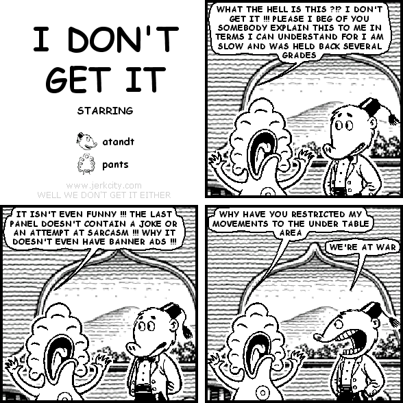 I DON'T GET IT