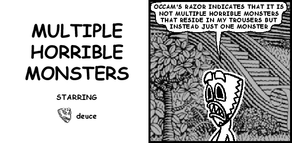 MULTIPLE HORRIBLE MONSTERS