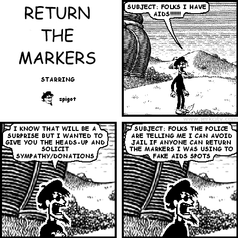 RETURN THE MARKERS