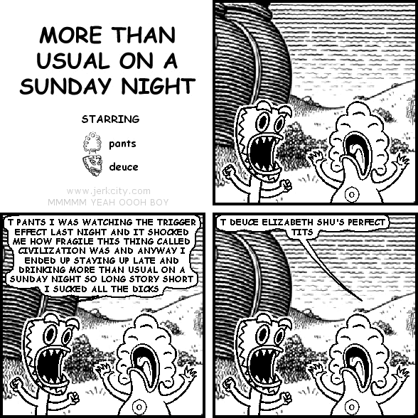 MORE THAN USUAL ON A SUNDAY NIGHT