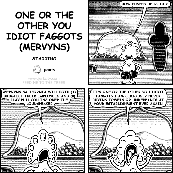 ONE OR THE OTHER YOU IDIOT FAGGOTS (MERVYNS)