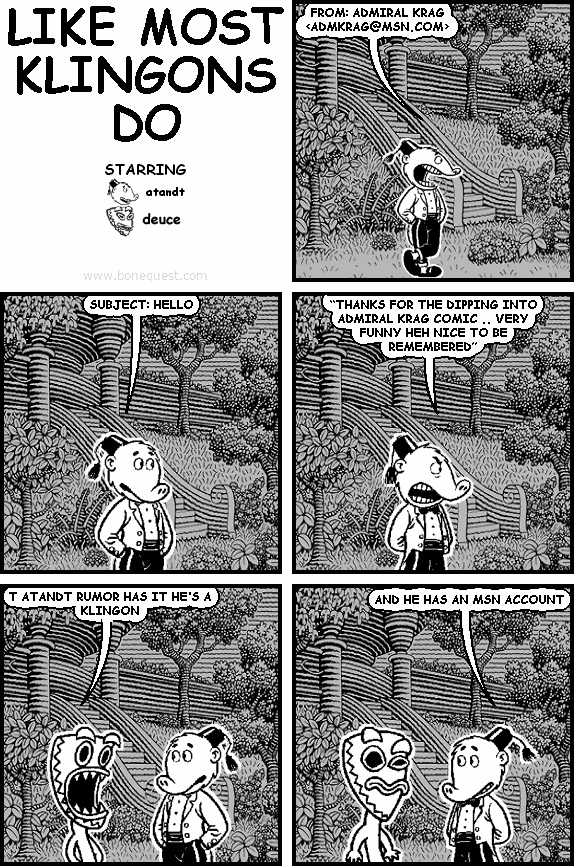 LIKE MOST KLINGONS DO