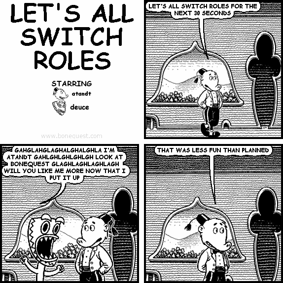 LET'S ALL SWITCH ROLES
