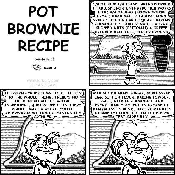 POT BROWNIE RECIPE