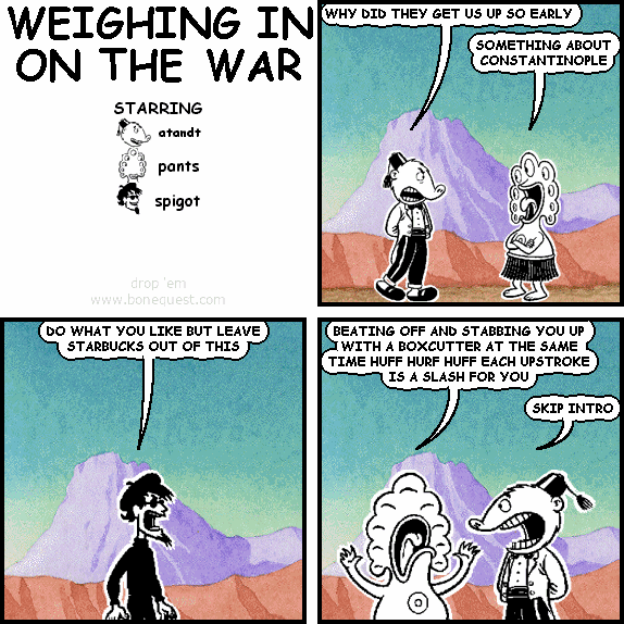 WEIGHING IN ON THE WAR