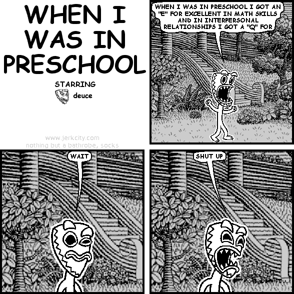 WHEN I WAS IN PRESCHOOL