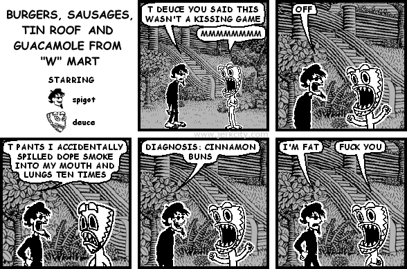BURGERS, SAUSAGES, TIN ROOF