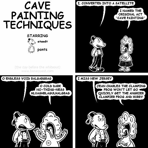 CAVE PAINTING TECHNIQUES (THE DAY BEFORE THE WHITEOUT)