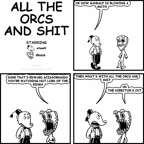 ALL THE ORCS AND SHIT