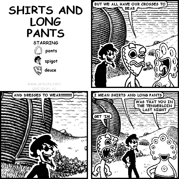SHIRTS AND LONG PANTS