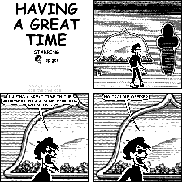 HAVING A GREAT TIME
