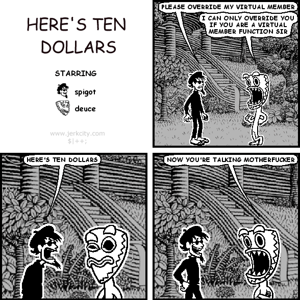 HERE'S TEN DOLLARS