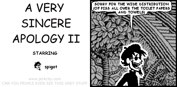 A VERY SINCERE APOLOGY II