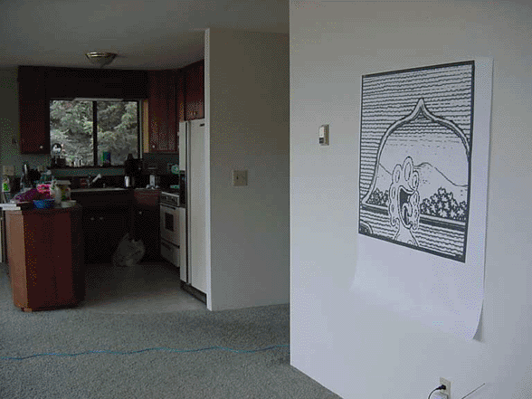 PICTURE OF A WALL HANGING
