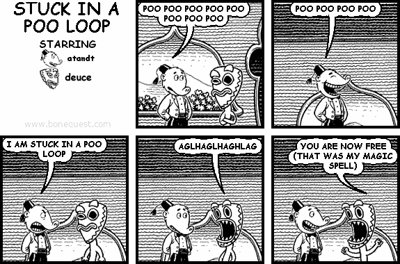 STUCK IN A POO LOOP