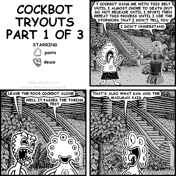 COCKBOT TRYOUTS PART 1 OF 3