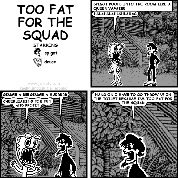 TOO FAT FOR THE CHEERLEADING SQUAD