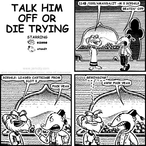 TALK HIM OFF OR DIE TRYING