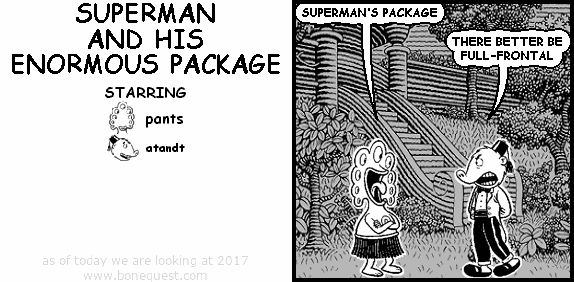 SUPERMAN AND HIS ENORMOUS PACKAGE