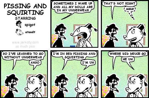 PISSING, SQUIRTING