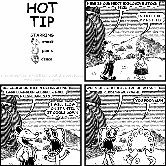 HIS HOT TIP