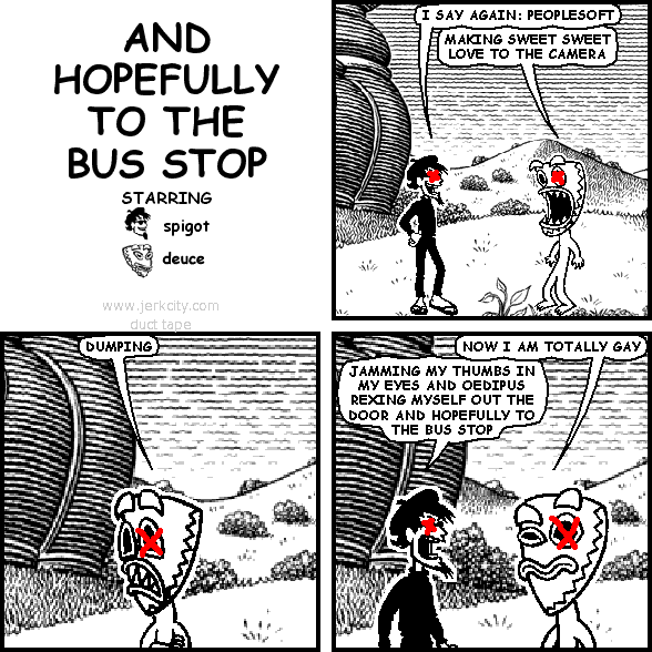 AND HOPEFULLY TO THE BUS STOP