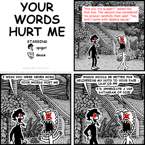 YOUR WORDS HURT ME