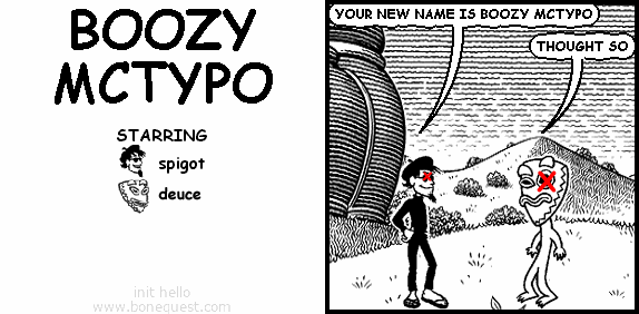 BOOZY MCTYPO