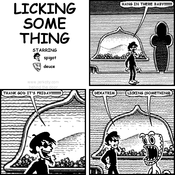 LICKING SOMETHING