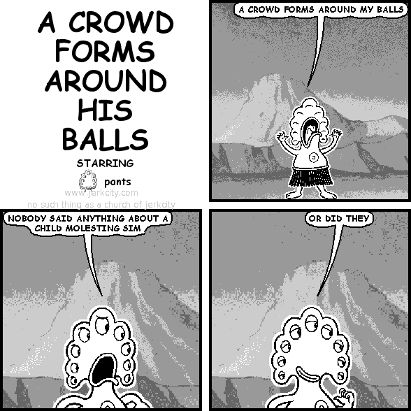 A CROWD FORMS