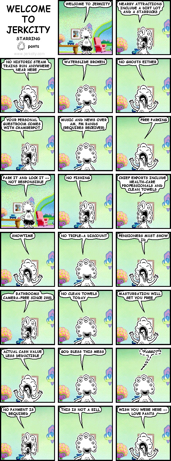 WELCOME TO JERKCITY