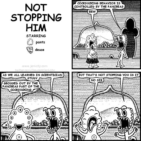 NOT STOPPING HIM