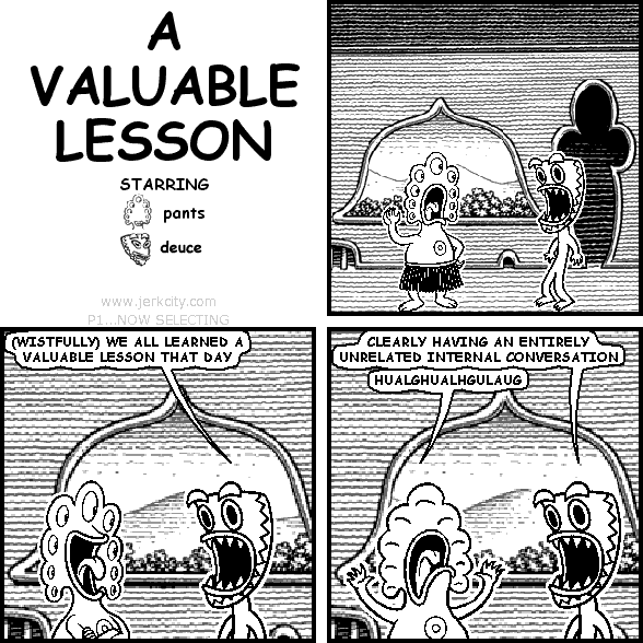 A VALUABLE LESSON