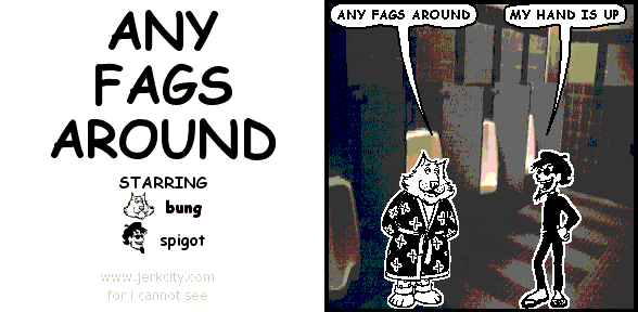 ANY FAGS AROUND
