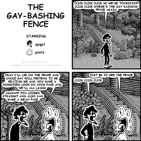 THE GAY-BASHING FENCE