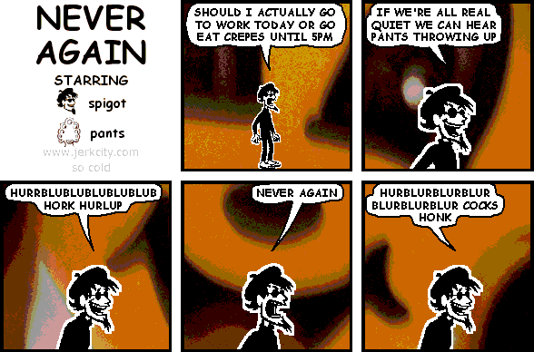 NEVER AGAIN