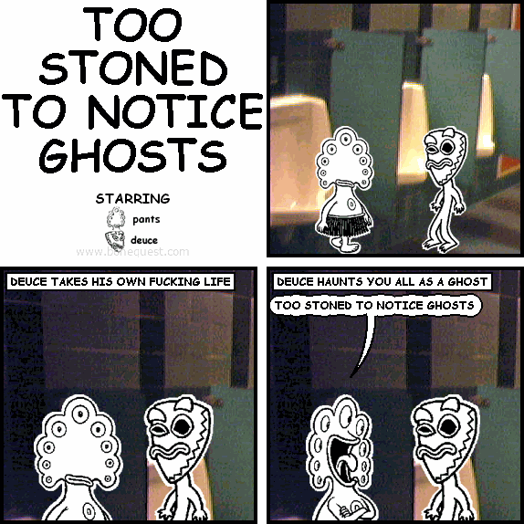 TOO STONED TO NOTICE GHOSTS