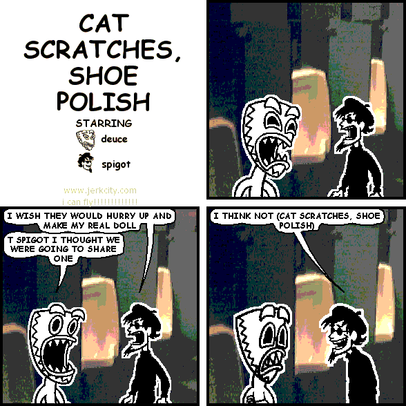 CAT SCRATCHES, SHOE POLISH