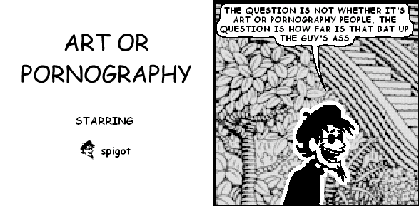 ART OR PORNOGRAPHY