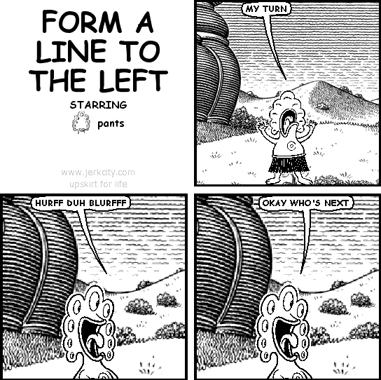 FORM A LINE TO THE LEFT