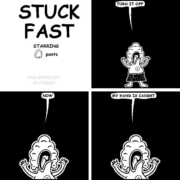 stuck fast