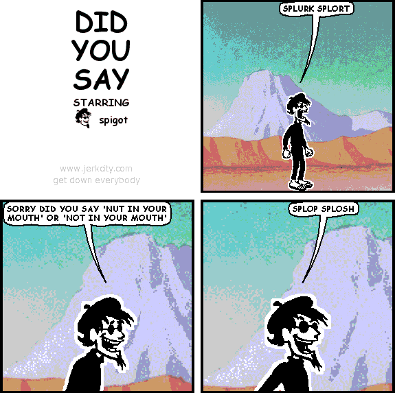 did you say