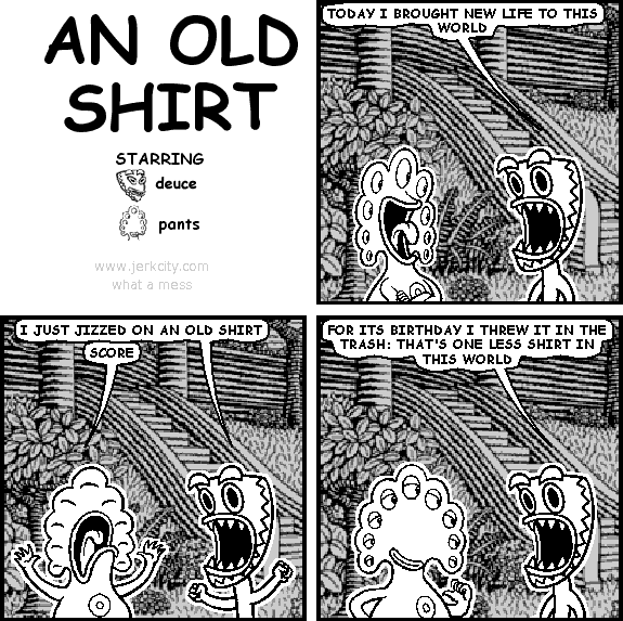 AN OLD SHIRT