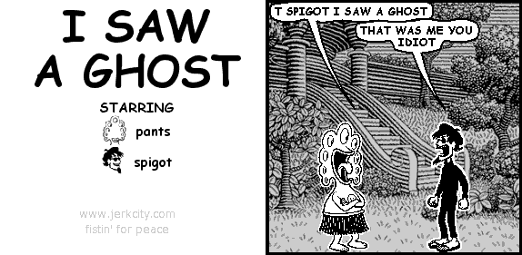 I SAW A GHOST