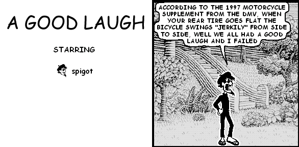 A GOOD LAUGH