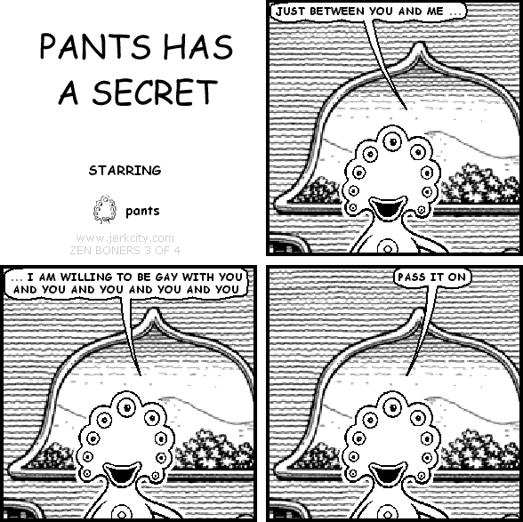 PANTS HAS A SECRET (ZEN BONERS 3 OF 4)