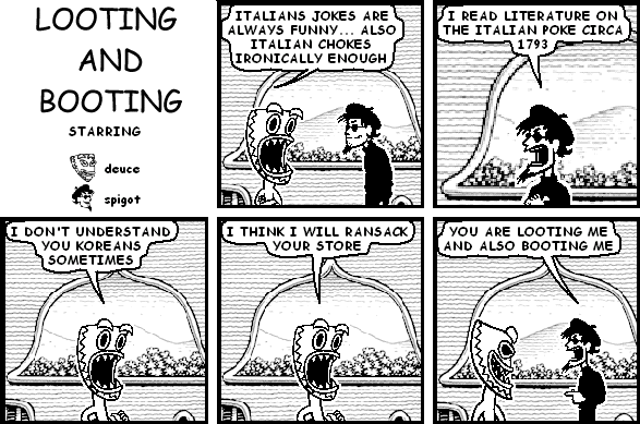 LOOTING AND BOOTING