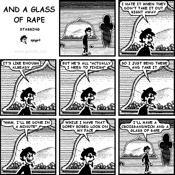 A GLASS OF RAPE